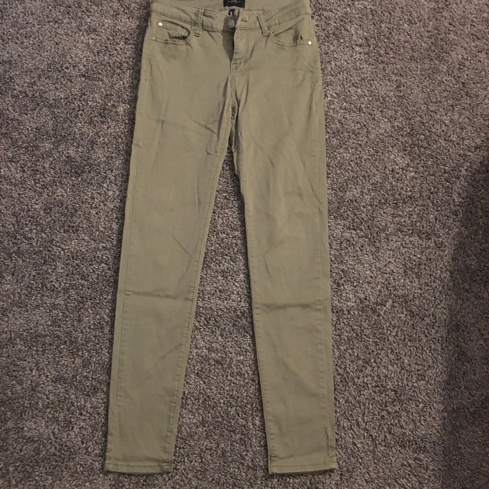 Sage skinny jeans